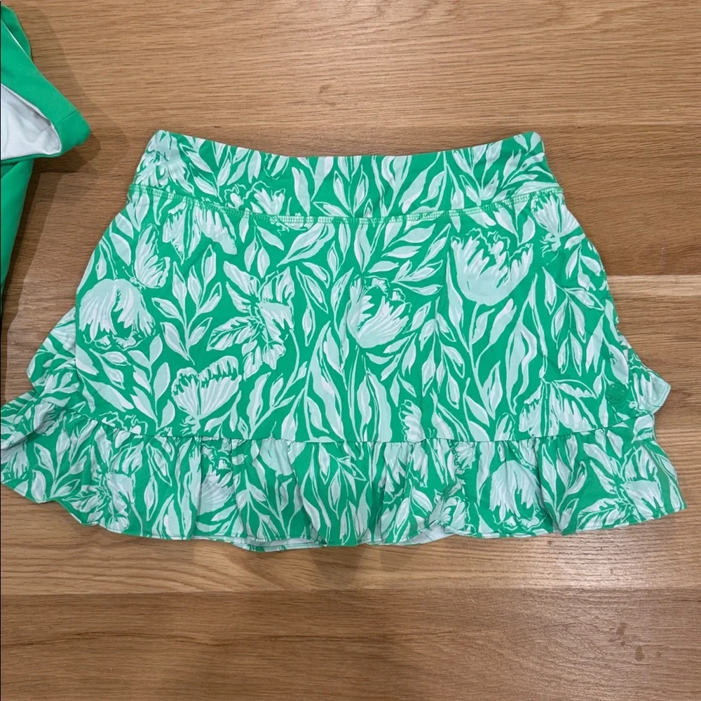 Lilly Pulitzer Green and White Tennis Pickleball Set - Picture 6 of 7